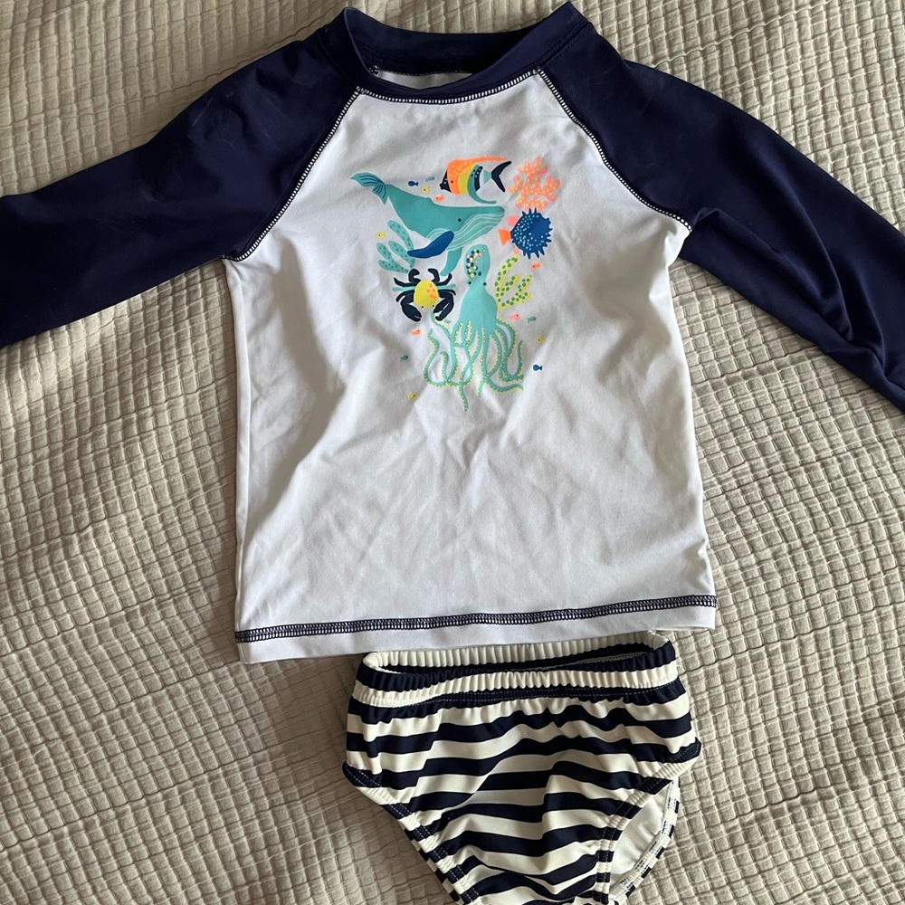 Toddler swim outfit 🌊🌴